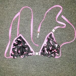 Angel Competition Bikini Top Pink Ribbon